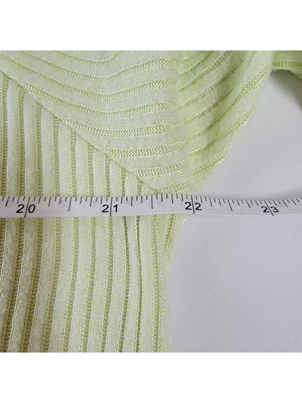 Sonoma Chartreuse Lightweight Cowlneck Sweater Size XL EUC - Picture 5 of 9